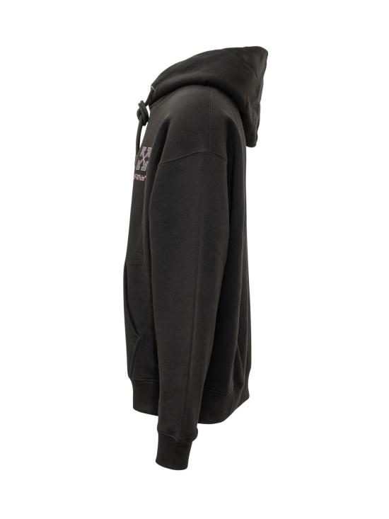 26FW 오프화이트 긴팔 티셔츠 44MBB085F26F00 8001 BLACK - OFF WHITE