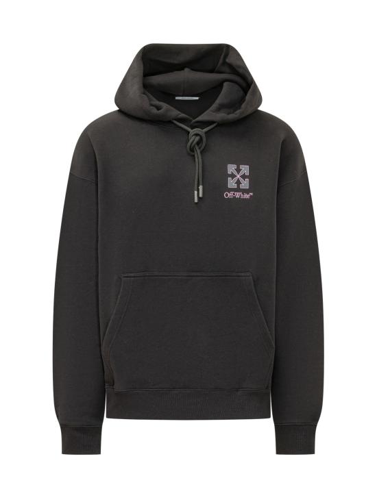 26FW 오프화이트 긴팔 티셔츠 44MBB085F26F00 8001 BLACK