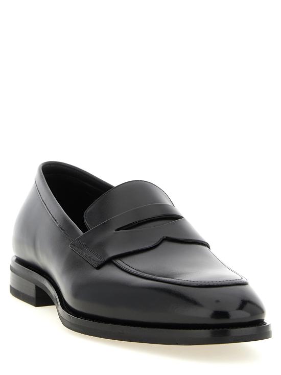26FW 산토니 로퍼 MCAD19385PL7HNTGN01N01 Black - SANTONI