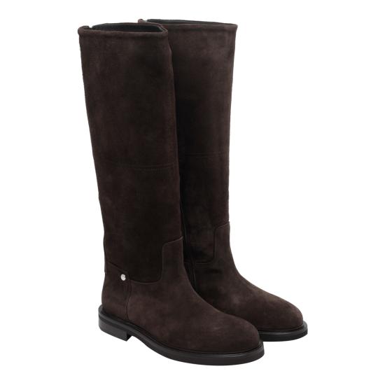 26FW 포에베 부츠 EV01ZIP TESTA DI MORO BROWN - POEVE