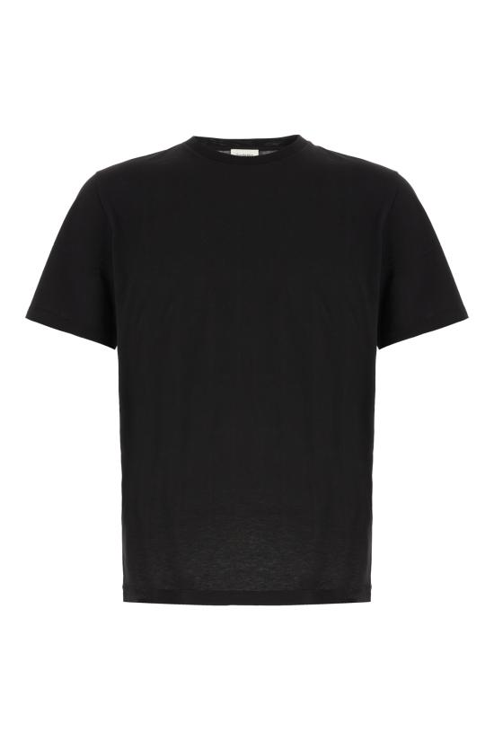 26FW 생로랑 반팔 티셔츠 A001BEY38BD 1000 NOIR