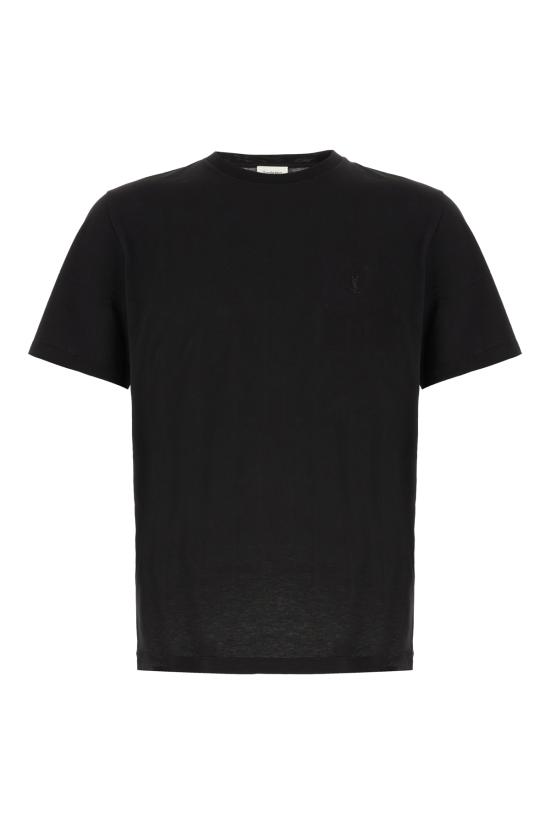 26FW 생로랑 반팔 티셔츠 A001EEY38FG 1000 NOIR