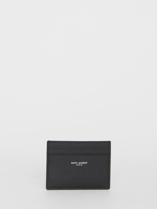 26FW 생로랑 카드지갑 375946 BLACK