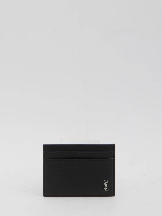 26FW 생로랑 카드지갑 847951 BLACK