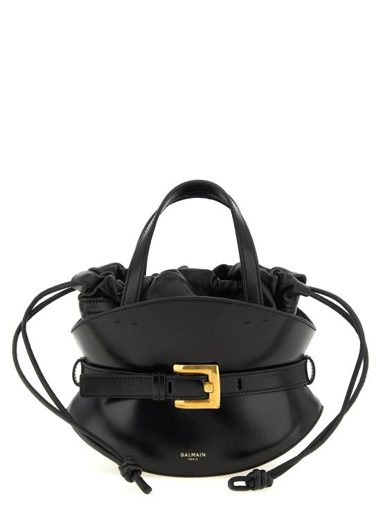 26FW 발망 토트백 FN0DP017LMTE0PA Black
