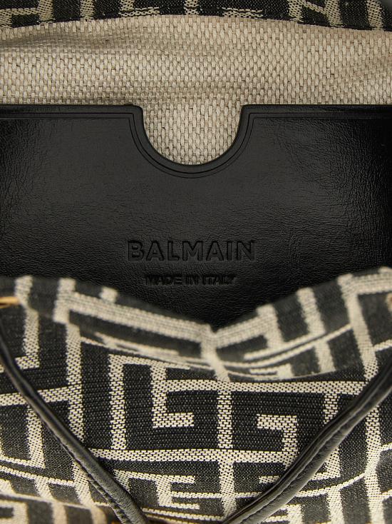 26FW 발망 토트백 HN1GA065TJTEGFE White Black - BALMAIN