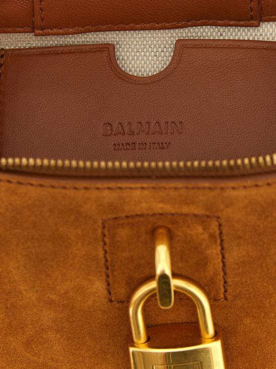 26FW 발망 토트백 HN1BH004LMOSGYY Brown - BALMAIN