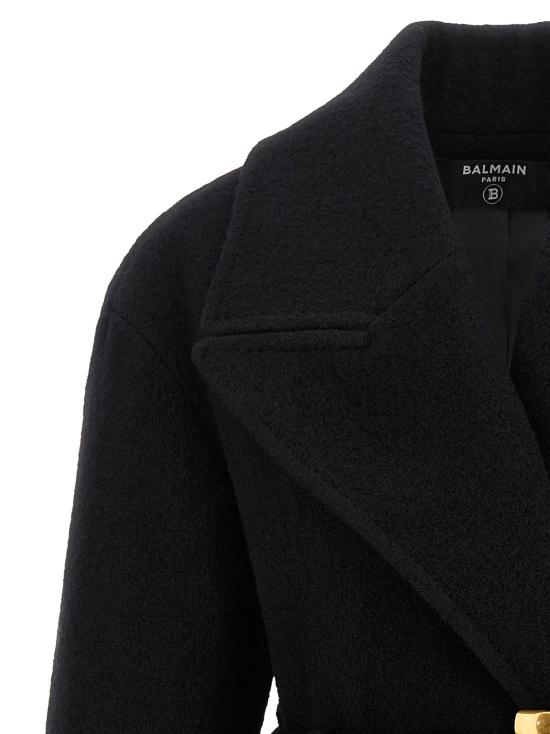 26FW 발망 트렌치 코트 HF1UA215WC700PA Black - BALMAIN