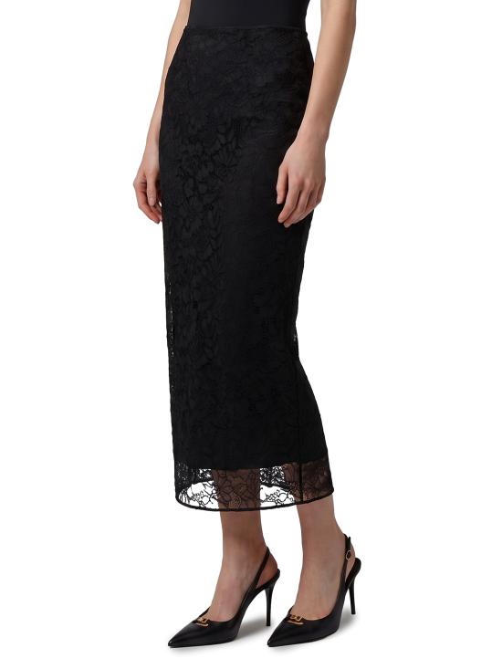 26FW 돌체앤가바나 롱 스커트 F4CRAT BLACK - DOLCE & GABBANA