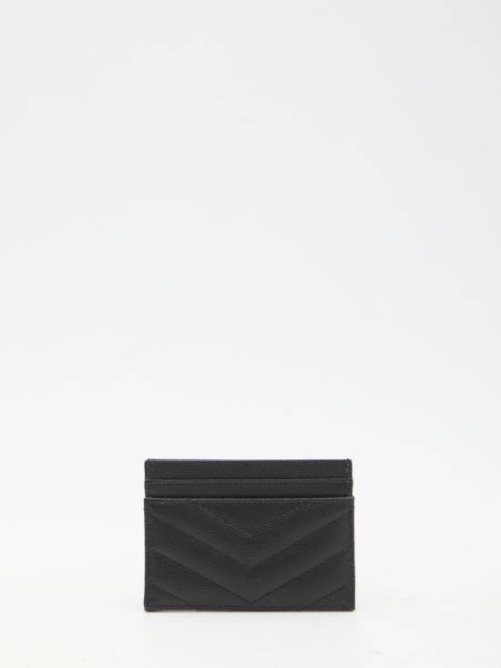 26FW 생로랑 카산드라 마틀라세 카드 케이스 423291 BLACK - SAINT LAURENT
