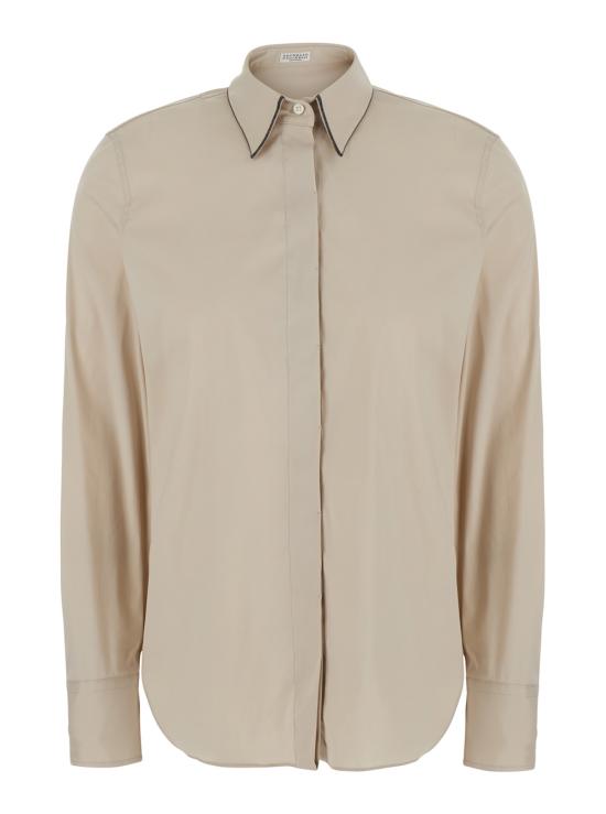 26FW 브루넬로 쿠치넬리 모닐리 셔츠 M0091MA606C3786 Beige