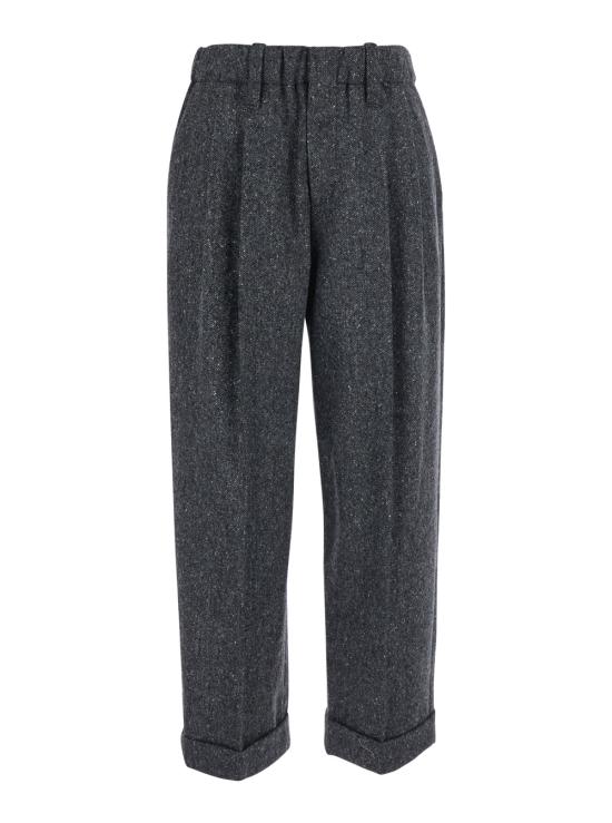 26FW 브루넬로 쿠치넬리 수트 팬츠 MD002P9274C001 Grey