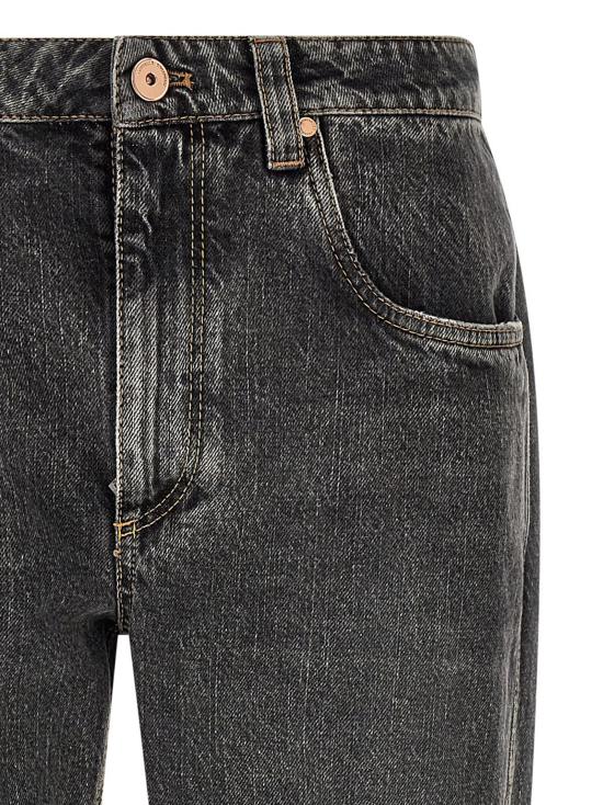 26FW 브루넬로 쿠치넬리 데님 팬츠 MA095P5847C9827 Gray - BRUNELLO CUCINELLI