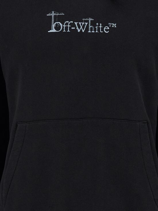 26FW 오프화이트 긴팔 티셔츠 OMBB12NF26FLE00700001001 Black - OFF WHITE