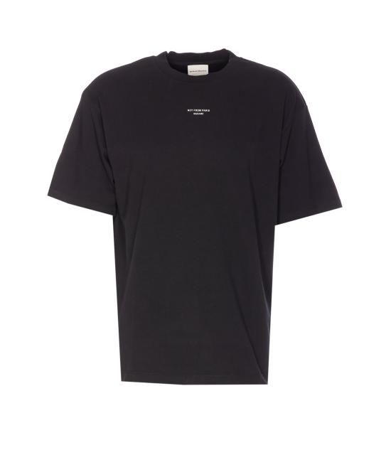26FW 드롤드무슈 반팔 티셔츠 TS202 CO002BL Black
