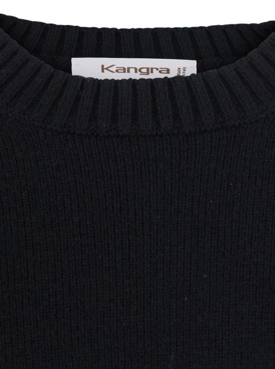26FW 캉그라 긴팔 티셔츠 410001430 Black - KANGRA