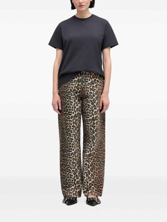26SS 가니 레오파드 프린트 라리 진 A1100087859 ANIMAL PRINT - GANNI