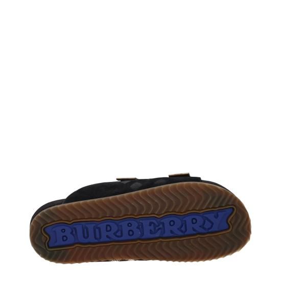 26SS 버버리 체크 스웨이드 얼친 샌들 8118615 - BURBERRY