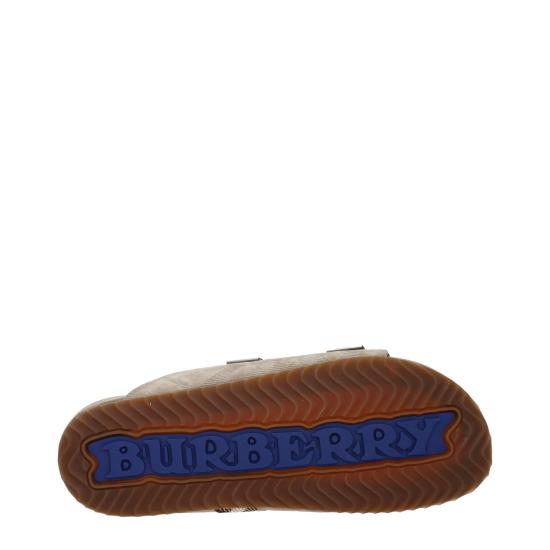 26SS 버버리 체크 스웨이드 얼친 샌들 8122994 - BURBERRY