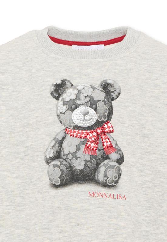 26FW [키즈] 모나리자 니트/스웻셔츠 19H605NP 8010 0033 GREY - MONNALISA
