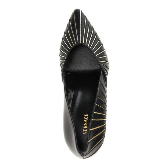 26FW 베르사체 힐/펌프스 10253491A00198 Black - VERSACE
