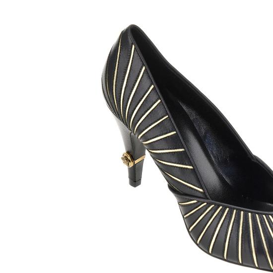 26FW 베르사체 힐/펌프스 10253491A00198 Black - VERSACE