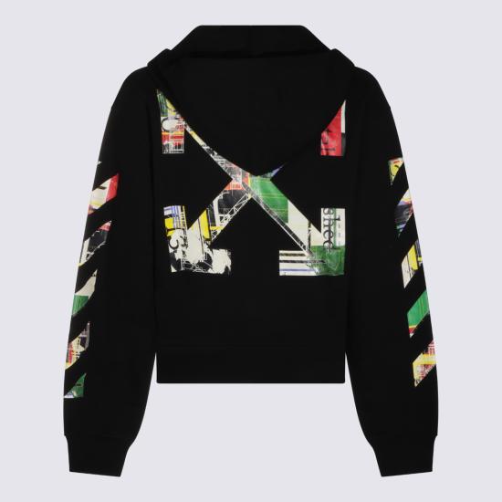 26FW 오프화이트 긴팔 티셔츠 OMBE02EF26 FLE001001 BLACK - OFF WHITE
