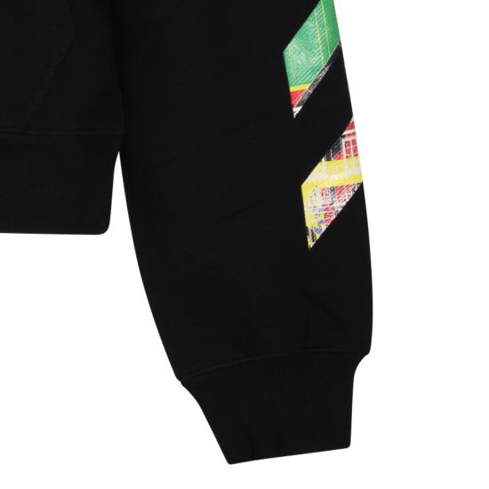 26FW 오프화이트 긴팔 티셔츠 OMBE02EF26 FLE001001 BLACK - OFF WHITE