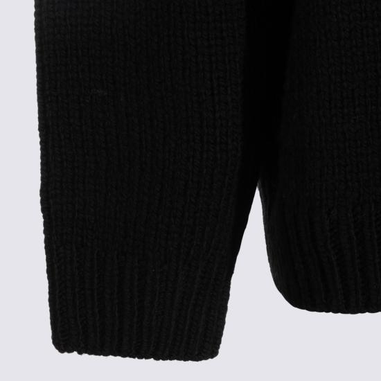 26FW 오프화이트 스웨터 OMHE212F26 KNI002001 BLACK - OFF WHITE