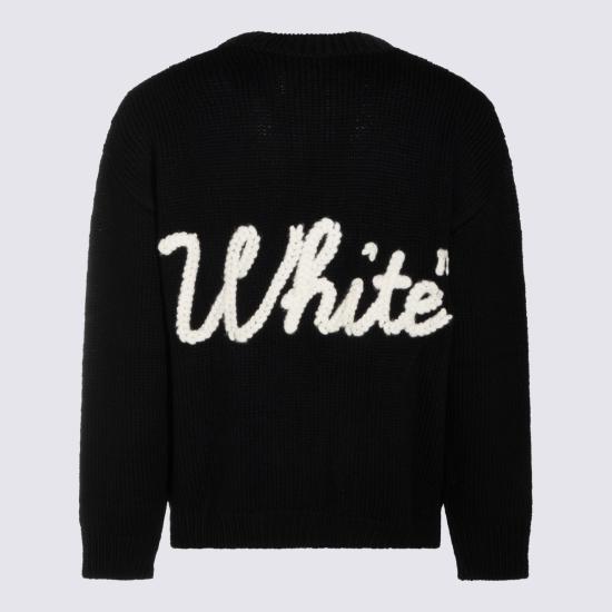 26FW 오프화이트 스웨터 OMHE212F26 KNI002001 BLACK - OFF WHITE