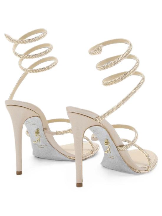 26FW 르네 카오빌라 힐/펌프스 C12538105R001Y500 IVORY GOLD Q STRASS - RENE CAOVILLA
