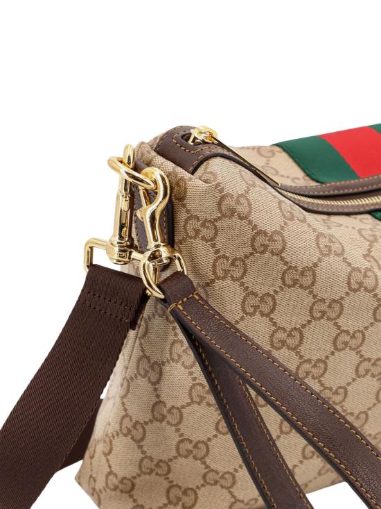 26FW 구찌 웹 디테일의 미디엄 GG 크로스백 웹 디테일의 미디엄 GG 크로스백 A002KX FAF999646 - GUCCI