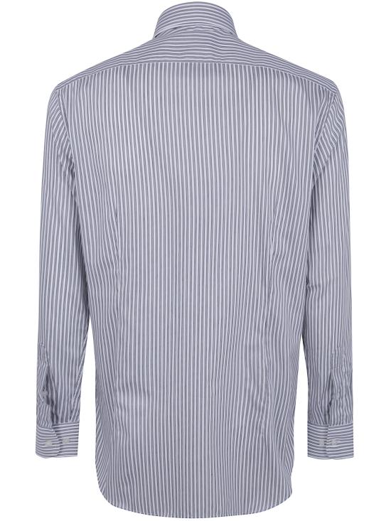 26FW 에트로 긴팔 셔츠 MRIB000499TR51BS9810 S9810 WHITE GREY STRIPES - ETRO