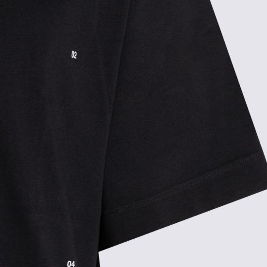 26FW 오프화이트 반팔 티셔츠 OMAA120F26 JER00F001 BLACK - OFF WHITE