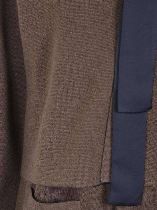 26FW 사카이 가디건 26 08673 601 BROWN - SACAI