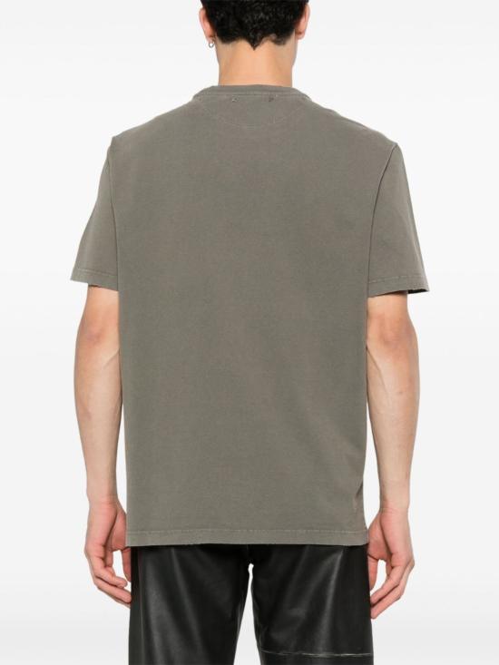 26FW 골든구스 골든 로고 프린트 반팔 티셔츠 GMP01220 P00067135479 GREEN - GOLDEN GOOSE