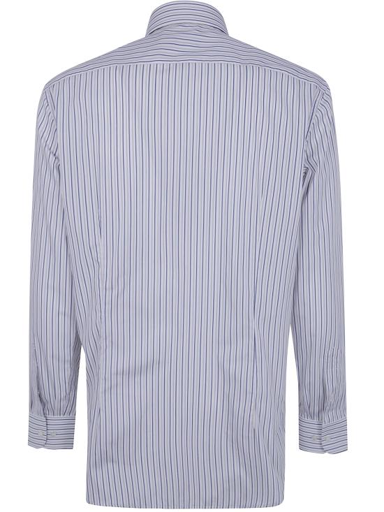 26FW 에트로 긴팔 셔츠 MRIB000499TR5B7S9885 S9885 WHITE BLUE STRIPES - ETRO