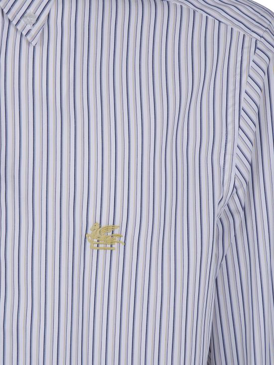26FW 에트로 긴팔 셔츠 MRIB000499TR5B7S9885 S9885 WHITE BLUE STRIPES - ETRO