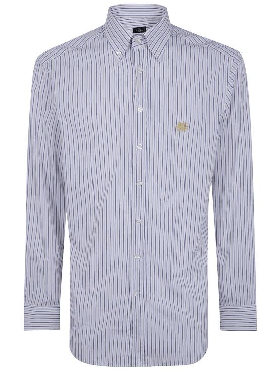 26FW 에트로 긴팔 셔츠 MRIB000499TR5B7S9885 S9885 WHITE BLUE STRIPES