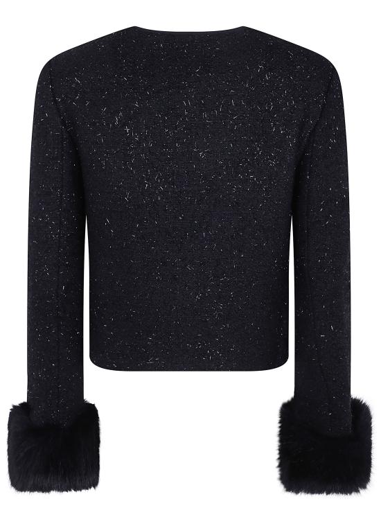 26FW 셀프 포트레이트 무스탕 AW26 131J BLACK - SELF PORTRAIT