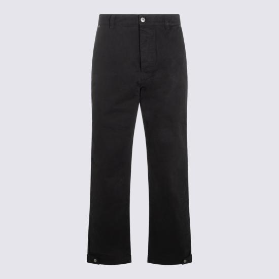 26FW 오프화이트 스트레이트 팬츠 OMCF04RF26 FAB001001 BLACK - OFF WHITE