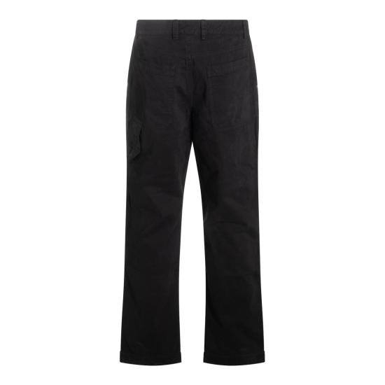 26FW 오프화이트 스트레이트 팬츠 OMCF04RF26 FAB001001 BLACK - OFF WHITE