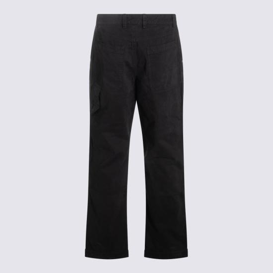 26FW 오프화이트 스트레이트 팬츠 OMCF04RF26 FAB001001 BLACK - OFF WHITE