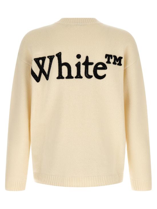 26FW 오프화이트 니트웨어 책벌레들이 공유하는 스웨터와 카디건 화이트 - OFF WHITE