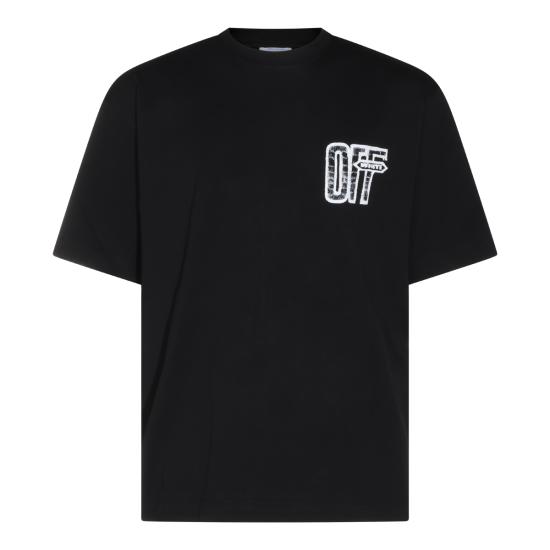 26FW 오프화이트 반팔 티셔츠 OMAA120F26 JER00Y001 BLACK