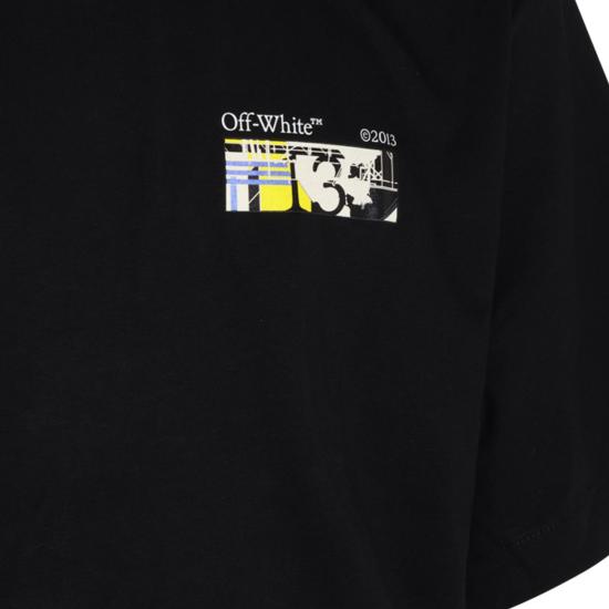 26FW 오프화이트 반팔 티셔츠 OMAA120F26 JER00Z001 BLACK - OFF WHITE