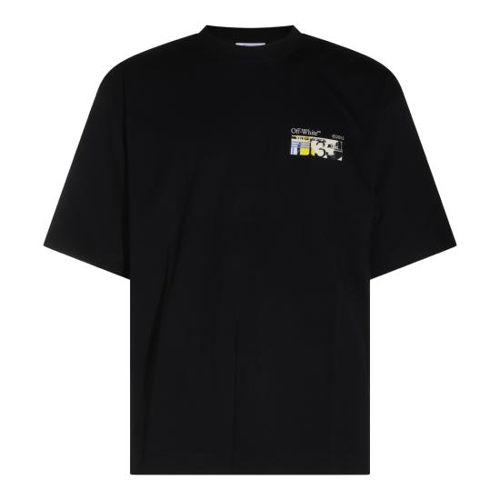 26FW 오프화이트 반팔 티셔츠 OMAA120F26 JER00Z001 BLACK