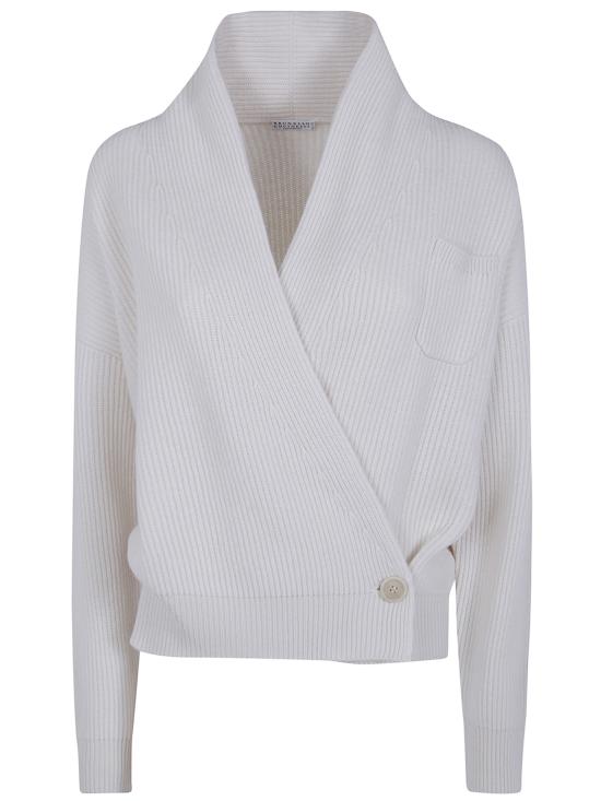 26FW 브루넬로 쿠치넬리 스웨터 M12724306 C2832 ENGLISH WHITE