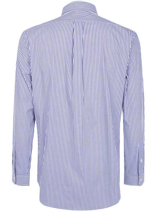 26FW 폴로 랄프로렌 커스텀핏 코튼 포플린 스트라이프 셔츠 710 929 346 011 NAVY WHITE - POLO RALPH LAUREN