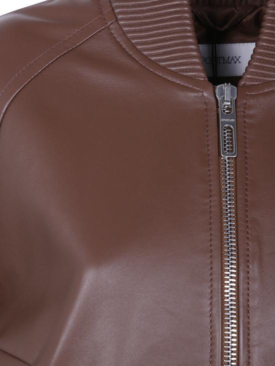 26FW 스포트막스 가죽 자켓 2622446011600 001 COGNAC - SPORTMAX